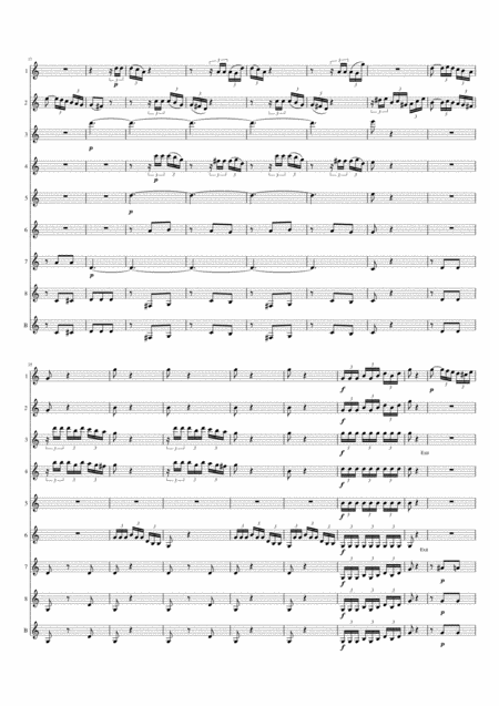 Haydn Adagio From Symphony No 45 Farewell For Clarinet Nonet Or Clarinet Choir Page 2