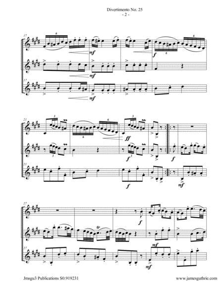 Haydn Divertimento No 25 For 2 Alto Saxes Bari Sax Page 2