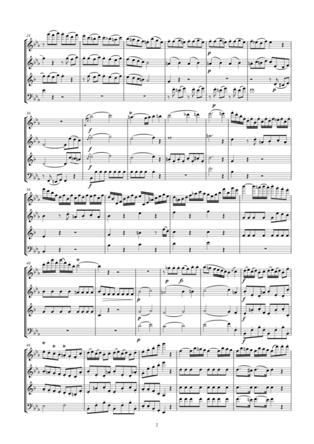 Haydn Quartet Op 74 No 1 Arr Woodwindquartet Page 2