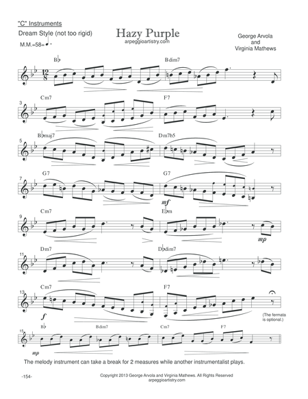 Hazy Purple For Flute Or Violin Page 2