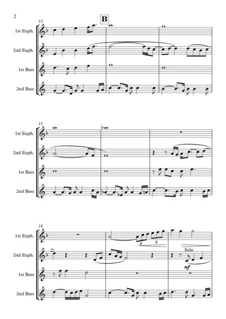 He Aint Heavy Hes My Brother Tuba Quartet Page 2