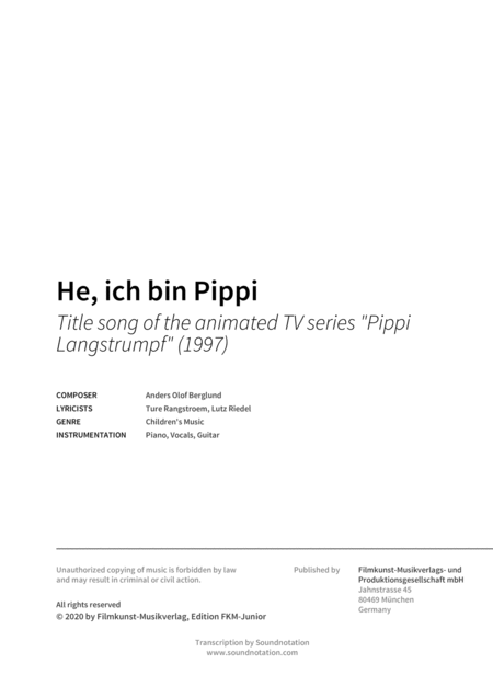 He Ich Bin Pippi Pippi Longstocking Page 2