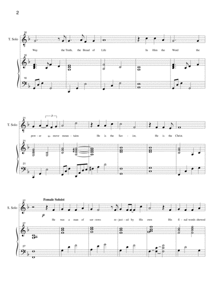 He Is The Light Satb Tenor Soprano Solos Page 2