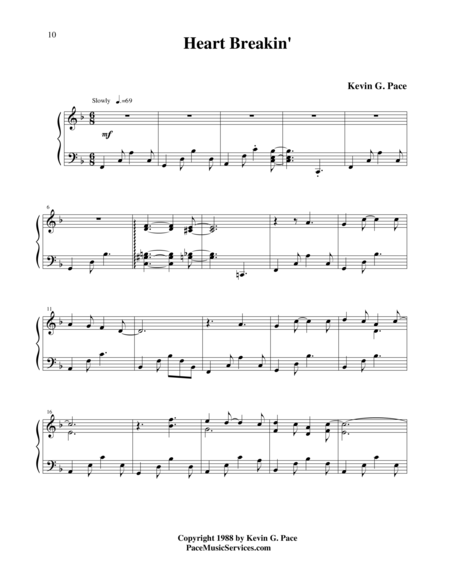 Heart Breakin Piano Solo Page 2