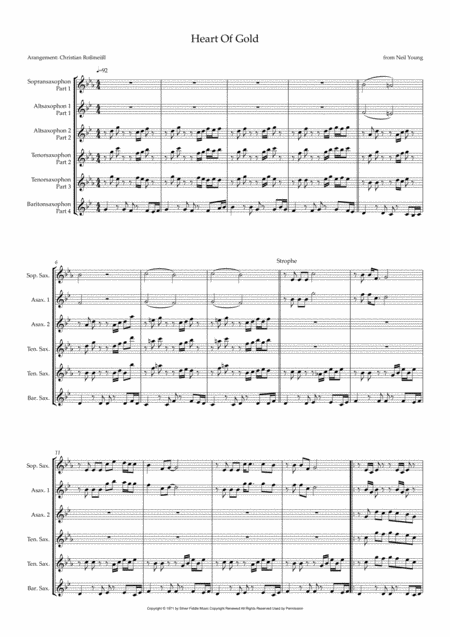 Heart Of Gold Saxophonquartett Page 2