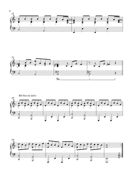 Heathens Intermediate Piano Solo Page 2