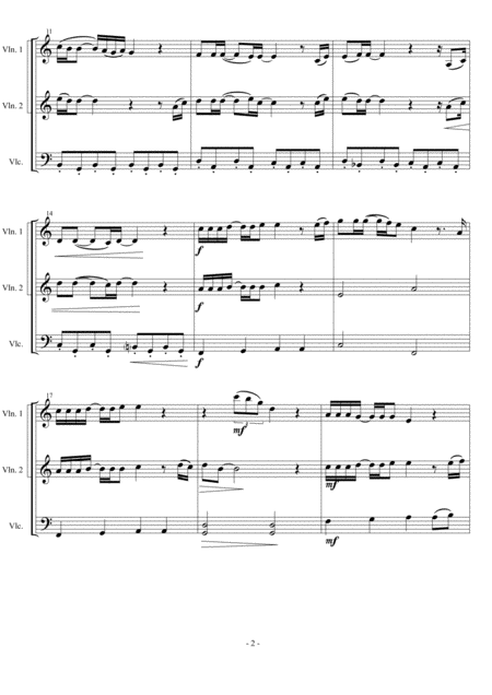 Heaven Bryan Adams Arranged For String Trio Page 2