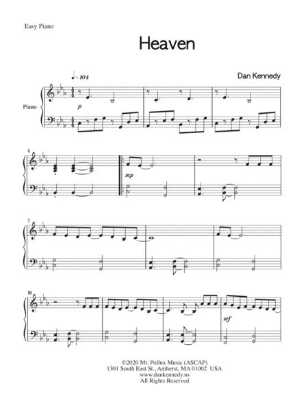 Heaven Easy Piano Page 2