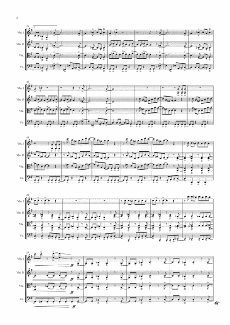 Heavens On Fire String Quartet Page 2