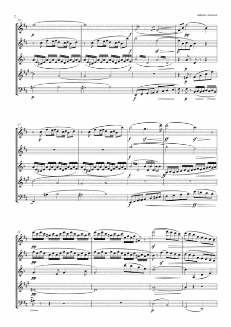 Hebrides Overture For Wind Quintet Page 2