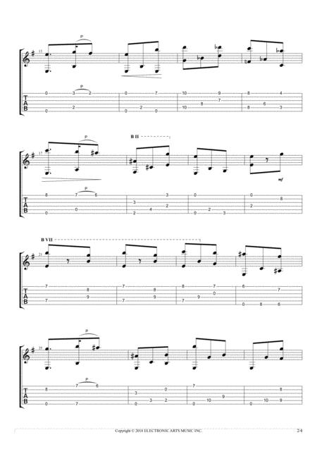 Hedwigs Theme Harry Potter Philosophers Stone Guitar Solo Page 2