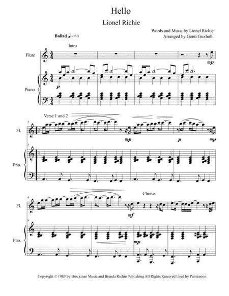 Hello Flute And Piano Page 2