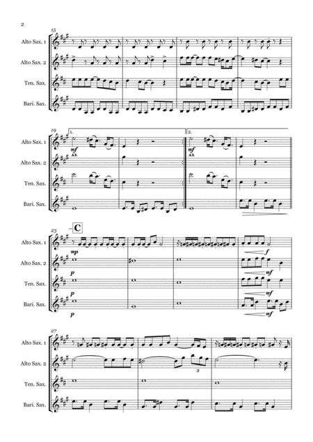 Help By The Beatles Saxophone Quartet Aatb Page 2