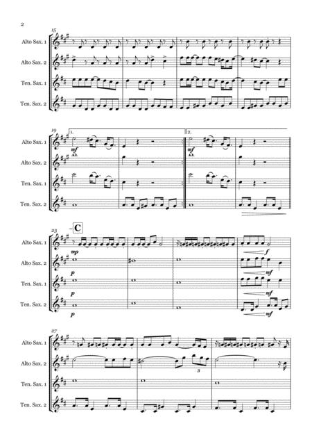 Help By The Beatles Saxophone Quartet Aatt Page 2