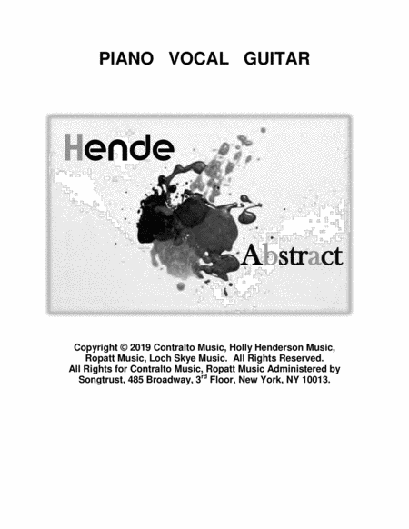 Hende Abstract Songbook Page 2