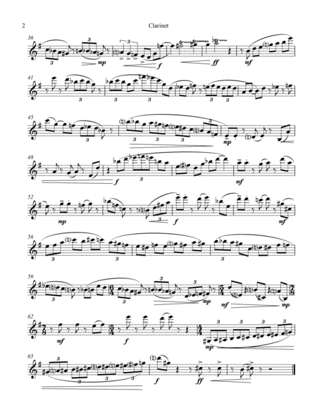 Hep Cats For Solo Clarinet Page 2
