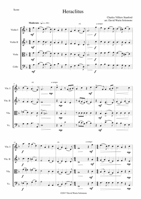 Heraclitus For String Quartet Page 2