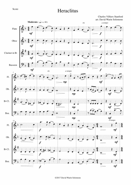 Heraclitus For Wind Quartet Page 2