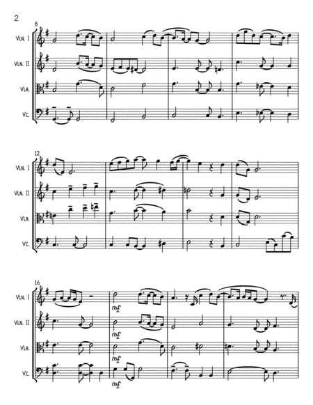 Here And Now Luther Vandross String Quartet Page 2