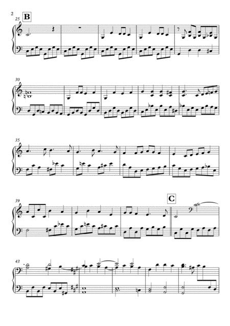Here Comes Santa Claus For Piano Solo Suitable For All Grades Page 2