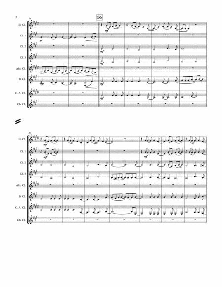 Here Comes The Sun Clarinet Choir Page 2