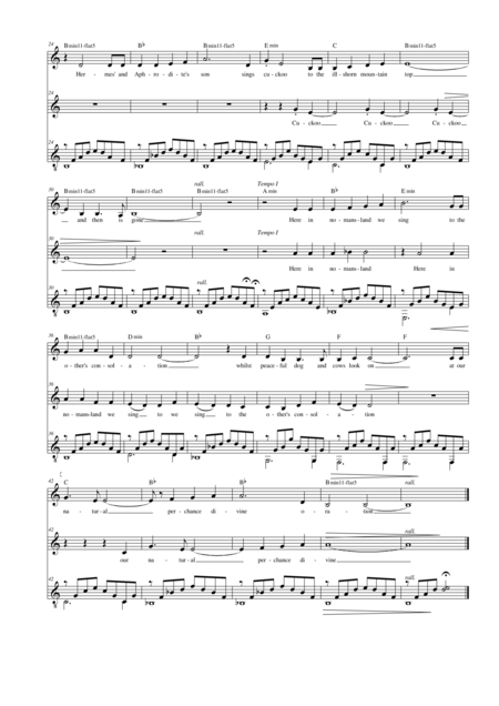 Here In Nomansland Alto Voice And Classical Guitar Page 2