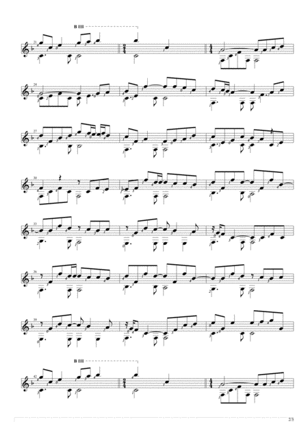 Hey Jude Solo Guitar Score Page 2