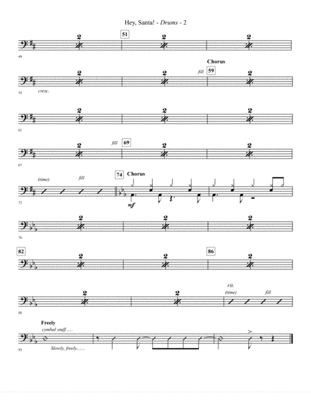 Hey Santa Arr Paul Langford Drums Page 2