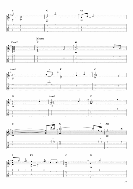 Hide And Seek Imogen Heap For Solo Fingerstyle Guitar Page 2