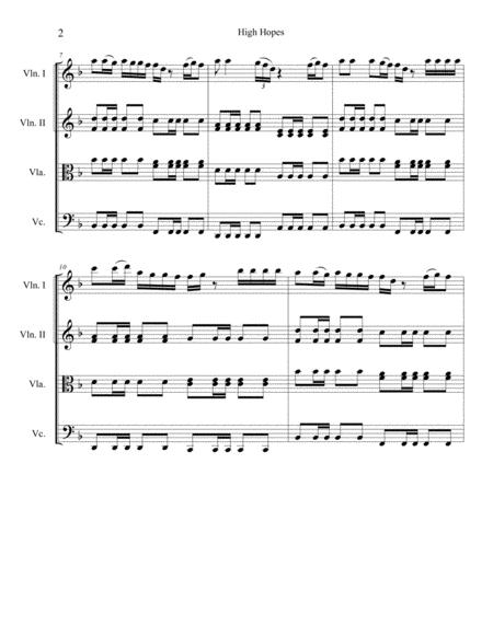 High Hopes By Panic At The Disco Arranged For String Quartet Page 2