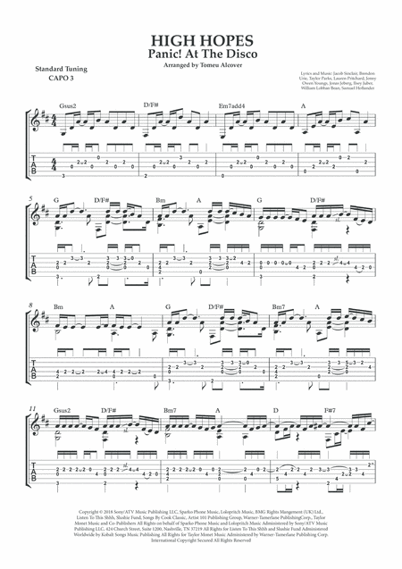 High Hopes Fingerstyle Guitar Page 2