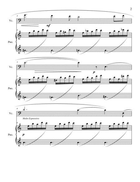 Highbrow For Cello And Piano Page 2