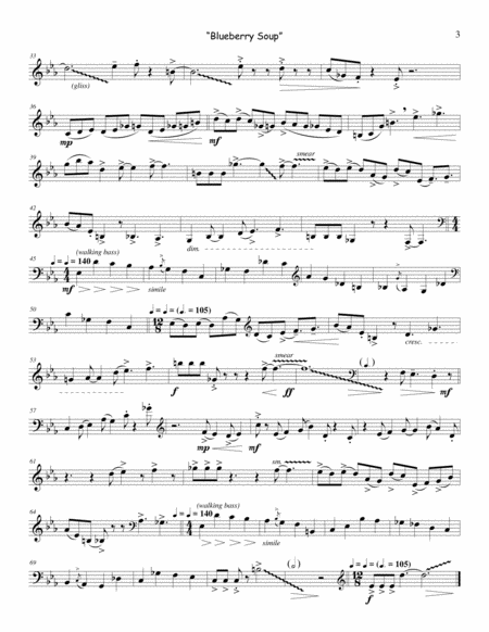 Hill Douglas Three Jazz Fantasies For Horn Alone Page 2