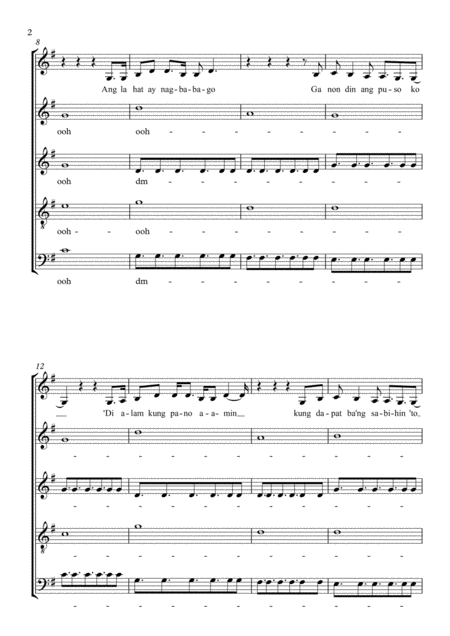 Hindi Na Nga This Band Choral Page 2