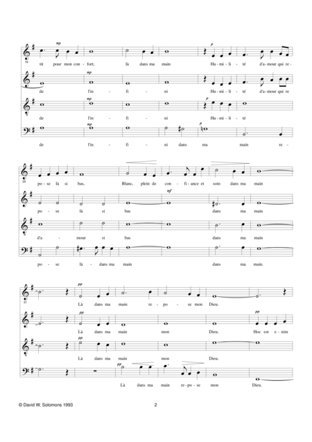 Hoc Est Enim Corpus Meum French Version For Satb Choir Page 2