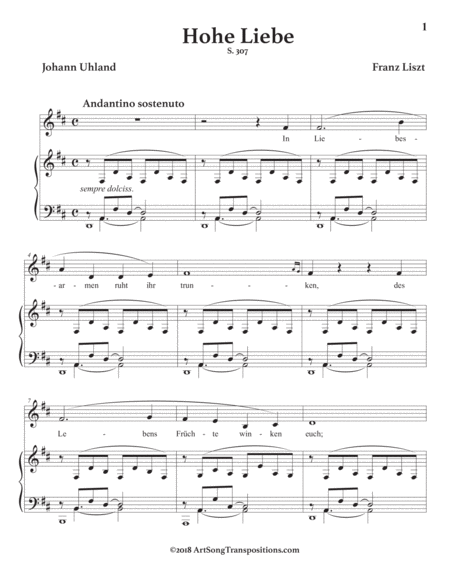 Hohe Liebes 307 D Major Page 2