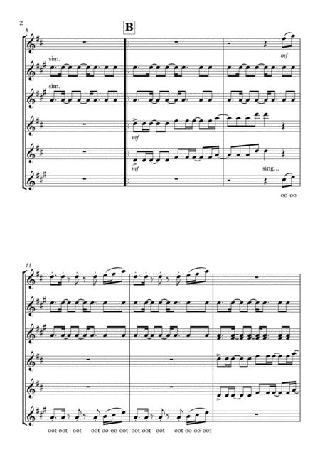 Hold My Hand Saxophone Ensemble Saattb Page 2