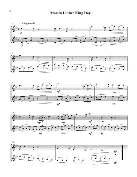 Holiday Etudes Duets C Book Page 2