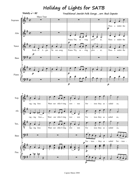 Holiday Of Lights For Satb Page 2