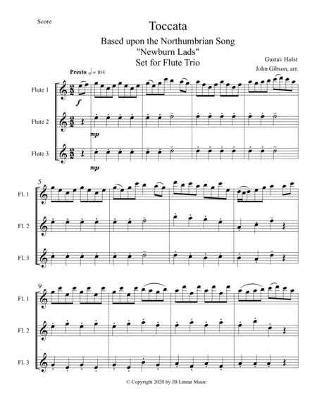 Holst Toccata Newburn Lads Set For Flute Trio Page 2