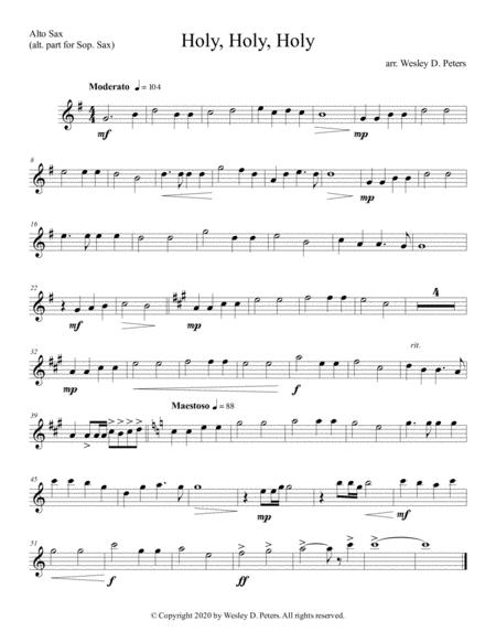 Holy Holy Holy Sax Quartet Page 2