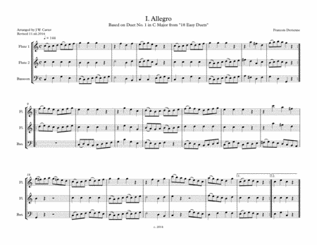 Homage A Devienne Suite In 3 Pieces An Encore 2 Flutes Bassoon I Allegro Page 2