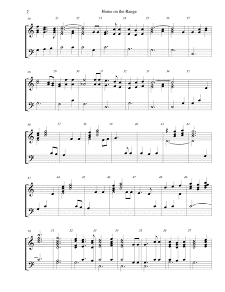 Home On The Range For 3 Octave Handbell Choir Page 2