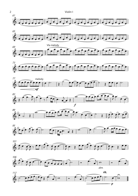 Hometown Glory By Adele String Quartet Page 2