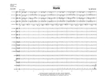Honk Full Score Page 2