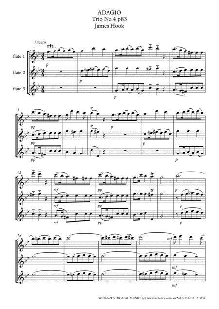 Hook Trio Easy Movement From Trio For 3 Flutes Page 2