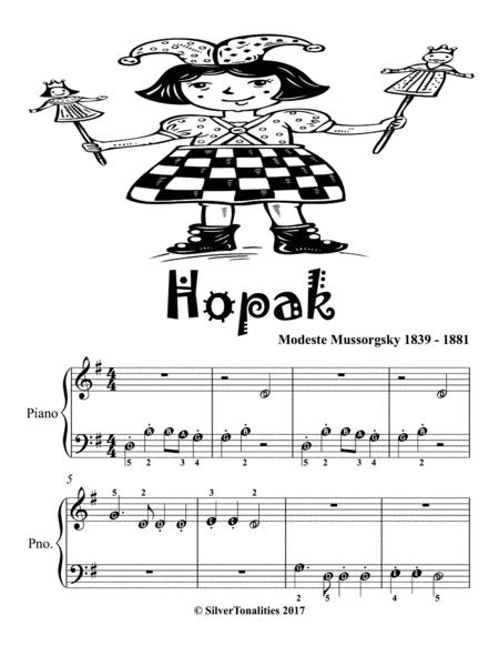 Hopak Beginner Piano Sheet Music Page 2