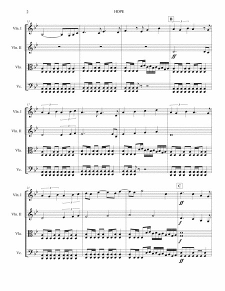 Hope Apocalyptica Strings Quartet Page 2