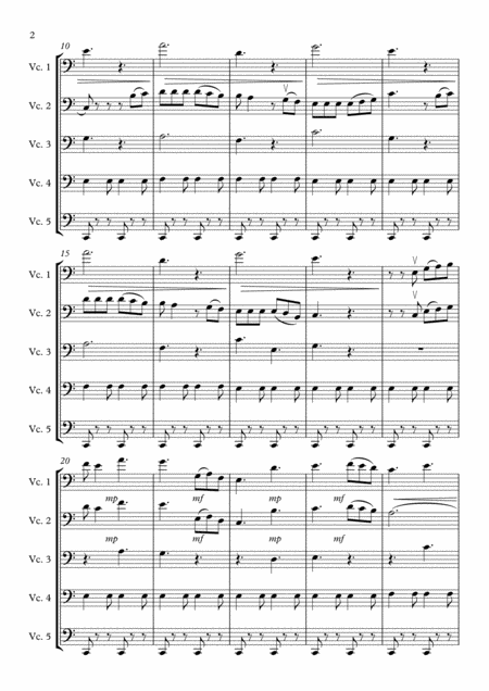 Hope Cello Quintet Page 2