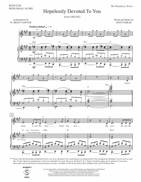 Hopelessly Devoted To You From Grease Vocal Solo Page 2